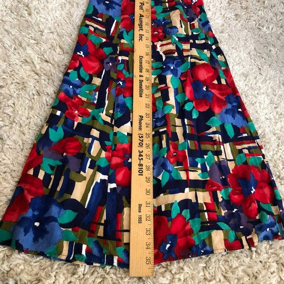 Vtg Cristin Stevens Blouse w/Skirt Sz 18 Golden Girls GrandmaCore - Picture 9 of 11